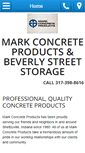 Mobile Screenshot of markconcreteproducts.com